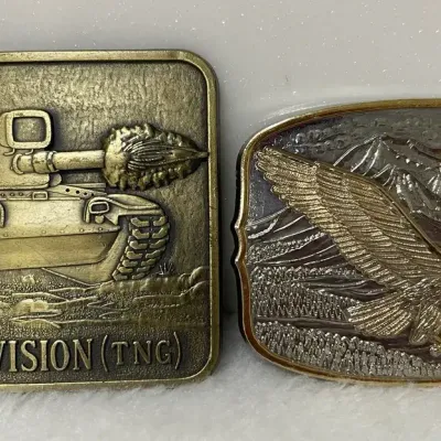 American and Military Vintage Belt Buckles