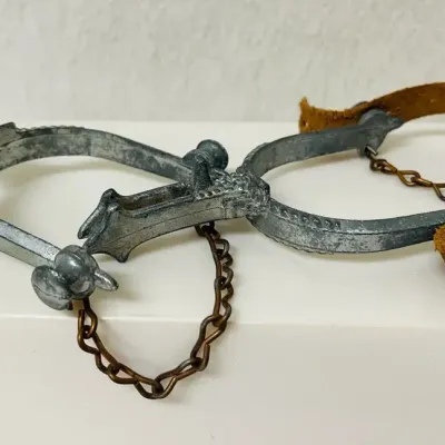 Vintage Metal Riding Spurs