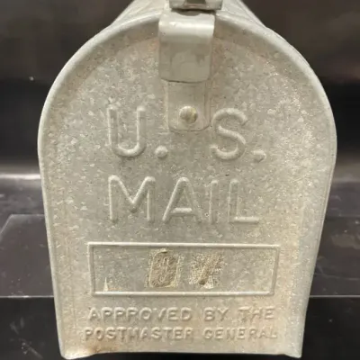 Vintage Galvanized Mailbox