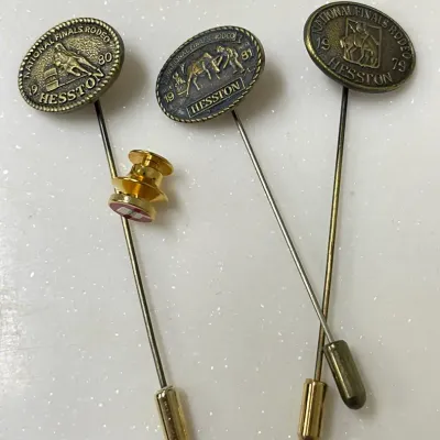 Vintage Hesston NFR Hat Pins and More