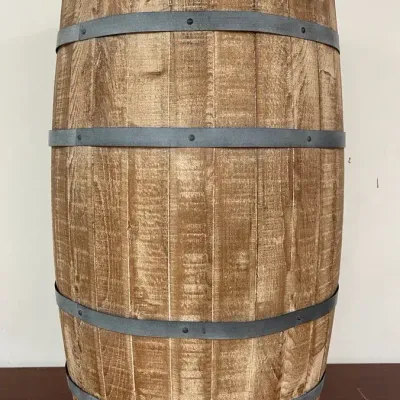 Faux Decorative Whiskey Barrel