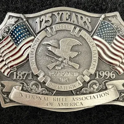 “NRA” 125 Years Commemorative Buckle