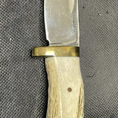 “Freedom Forge USA” Antler Handle Hunting Knife 