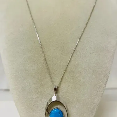 Sterling Silver Chain with Pendant Necklace