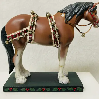“Trail of Painted Ponies” Christmas Clydesdale