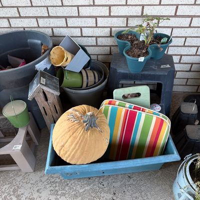 Sale Photo Thumbnail #239: Trash cans, cushions, Chairs, Tables, cooker,Pots and more.