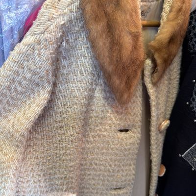Sale Photo Thumbnail #333: Sweaters, Coat, Polyester,  new pant sets some clothes still has new tags on them.
