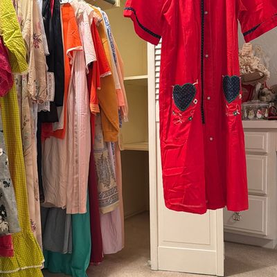 Sale Photo Thumbnail #401: Vintage Gowns, House Dresses,slips, Muu Muumuus, Vintage new panties.