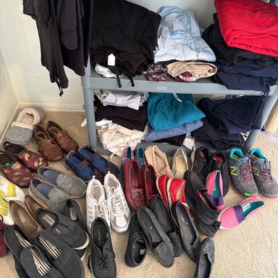 Sale Photo Thumbnail #43: Women’s Clothing pants, Sweats, Capri and shorts. 
Med and large
Shoes 7 up to 8-1/2