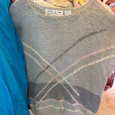 Sale Photo Thumbnail #337: Sweaters, Coat, Polyester,  new pant sets some clothes still has new tags on them.