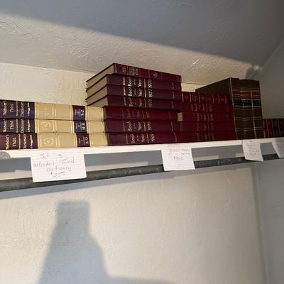 Sale Photo Thumbnail #122: Misc Books and Set of Encyclopedias