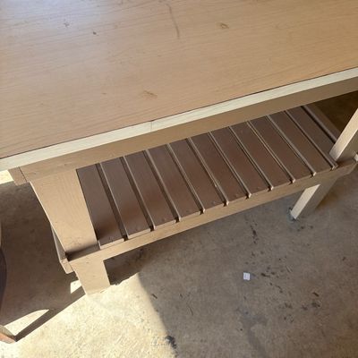 Sale Photo Thumbnail #266: Rolling Table it has many uses. Garden table,Kitchen Island and much more.