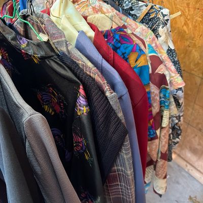 Sale Photo Thumbnail #350: Vintage Women’s Clothing 
Skirts, Polyester New, pant suit new with tags.