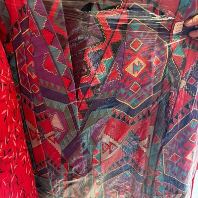 Sale Photo Thumbnail #328: Sweaters, Coat, Polyester,  new pant sets some clothes still has new tags on them.