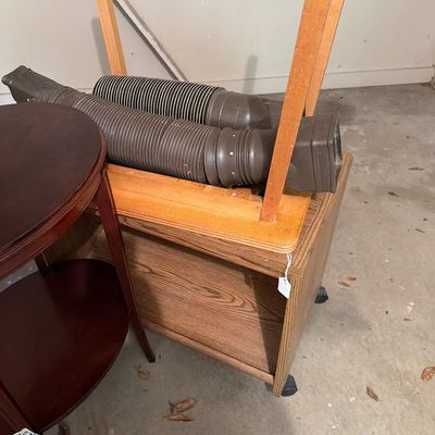 Sale Photo Thumbnail #252: Cedar Chest and tables one leg need repair.