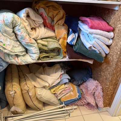 Sale Photo Thumbnail #141: Towels, Comforters, Sheets, Suitcases and more.