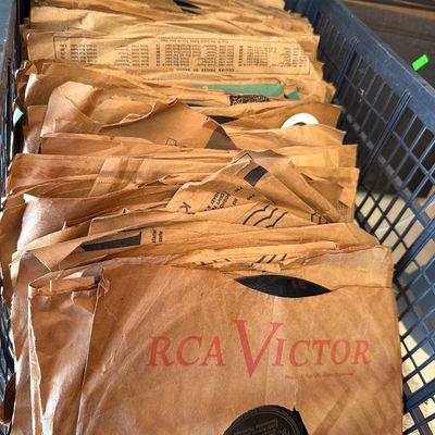 Sale Photo Thumbnail #246: Lot of Antique Records