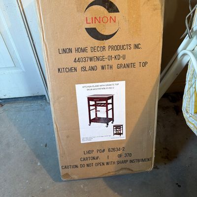 Sale Photo Thumbnail #256: Three Lawn Chairs and New Kitchen Island