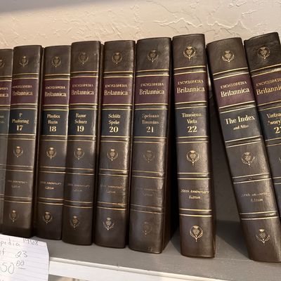 Sale Photo Thumbnail #121: Misc Books and Set of Encyclopedias
