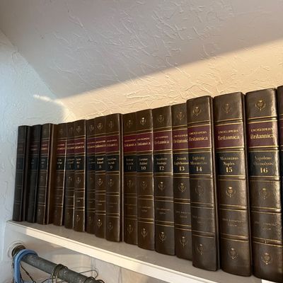Sale Photo Thumbnail #120: Misc Books and Set of Encyclopedias