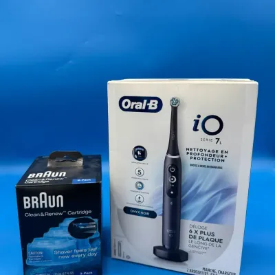 Electric Toothbrush and Soap