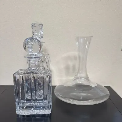 Crystal Decanters: Block, Vitrometan, Reidel