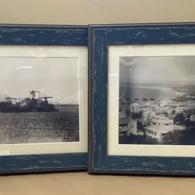 Vintage Farming and Coastal Town Photographs