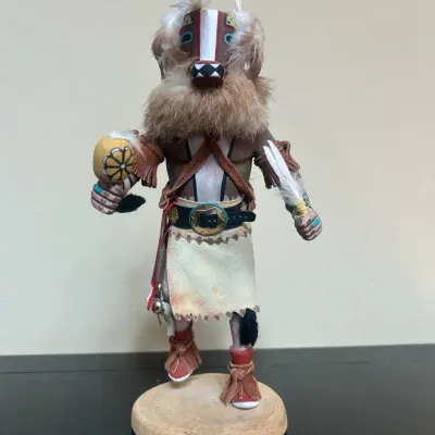 Badger Kachina Doll Signed by Artist 