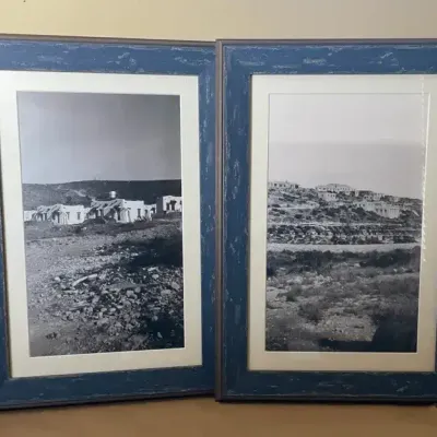 Photographs of Rural Adobe Abodes in a Rocky Landscape