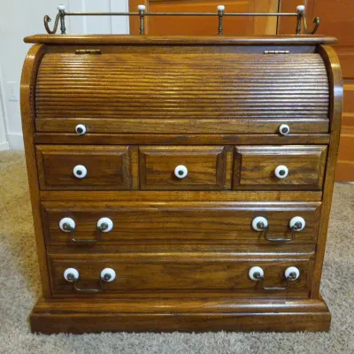 Small Roll Top Dresser-2 Feet Tall 