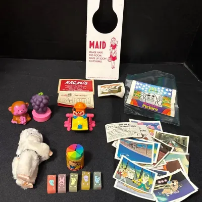 VTG Novelties - McDonald’s Grimace, Strawberry Shortcake, Hello Kitty Sanrio, Ghostbusters, Tomy
