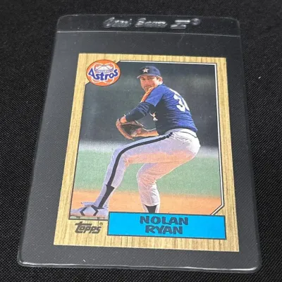 1987 Topps Nolan Ryan #757 Houston Astros Baseball Card - MLB #1