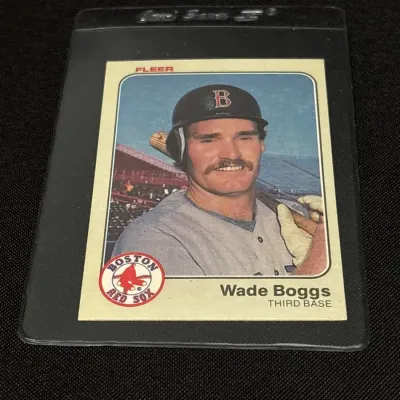 1983 Fleer Wade Boggs #179 Boston Red Sox Baseball Card - RC, Rookie, MLB