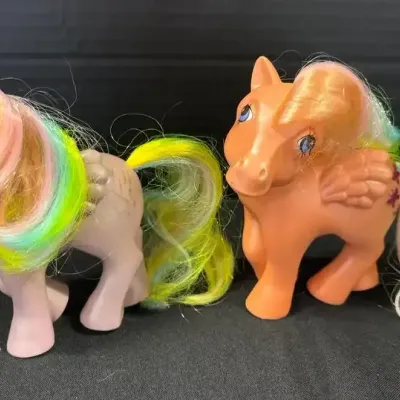Vintage My Little Pony - Pegasus, Flutterbye, Tickle Rainbow, Gen 1, 1984