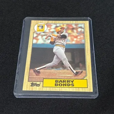 1987 Topps Barry Bonds #320 Pittsburgh Pirates Baseball Card - Rookie Card, RC, MLB #3