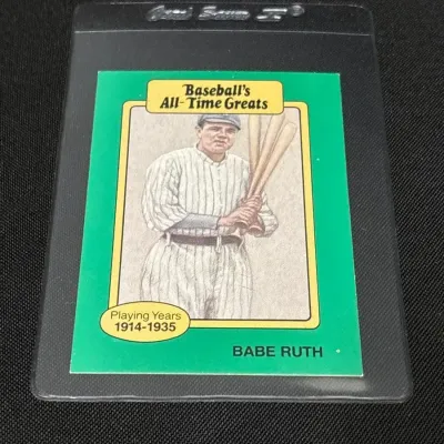 1987 Hygrade Baseball's All-Time Greats - Babe Ruth - MLB Trading Card