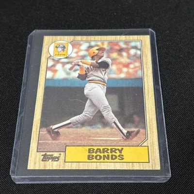 1987 Topps Barry Bonds #320 Pittsburgh Pirates Baseball Card - Rookie Card, RC, MLB #2