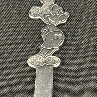 3 VTG Baby Spoons - Disney Mickey Mouse Bonny, Oneida Toddlertime, Gerber Soft Bite