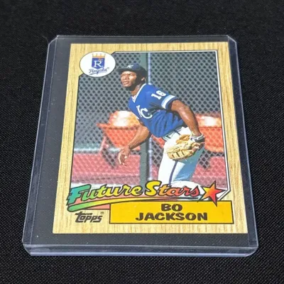 1987 Topps Bo Jackson #170 Kansas City Royals Baseball Card - Future Stars, Rookie Card, RC, MLB
