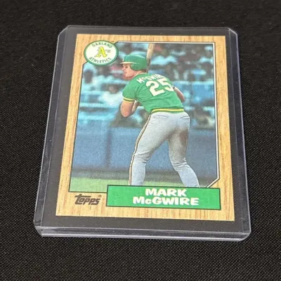 1987 Topps Mark McGwire #366 Oakland A’s Baseball Card - Rookie Card, RC, MLB #1