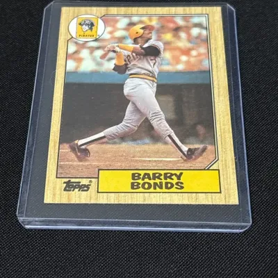 1987 Topps Barry Bonds #320 Pittsburgh Pirates Baseball Card - Rookie Card, RC, MLB #1