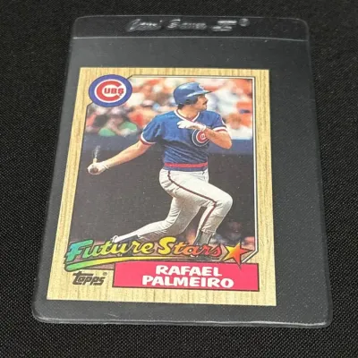 1987 Topps Rafael Palmeiro #634 Chicago Cubs Baseball Card - Future Stars, Rookie, RC, MLB #1