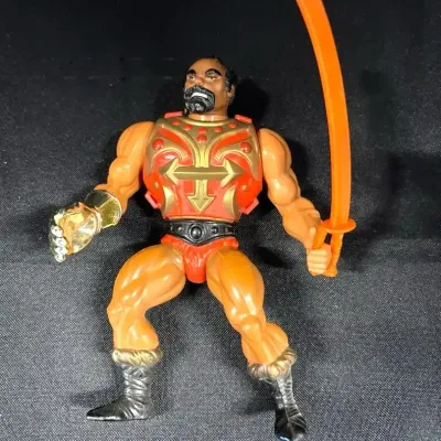 VTG Masters of the Universe Jitsu Figure w Armor & Sword - MOTU, Mattel, He-Man