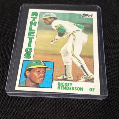1984 Topps Rickey Henderson #230 Baseball Card - MLB