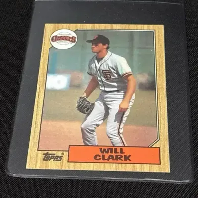 1987 Topps Will Clark #420 San Francisco Giants Baseball Card - Rookie, RC, MLB