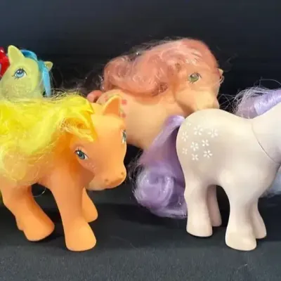 VTG My Little Pony - Tootsie, Blossom, Apple Jack, Cherries Jubilee, Bow Tie, Earth Ponies, 1980s