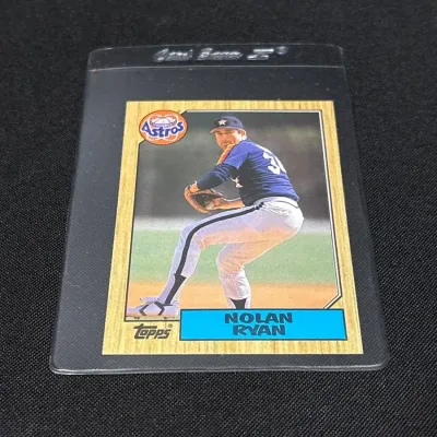 1987 Topps Nolan Ryan #757 Houston Astros Baseball Card - MLB #2