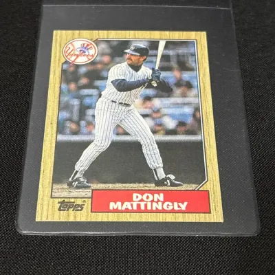 1987 Topps Don Mattingly #500 New York Yankees Baseball Card - MLB #2