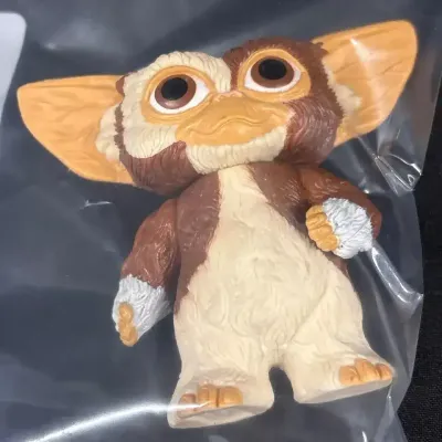 Vintage 1984 LJN Gremlins Gizmo Vinyl Figure -  Authentic Warner Bros Movie Mogwai Toy