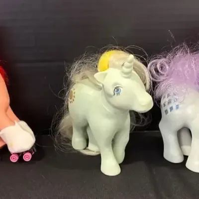 Vintage My Little Pony - Skyflier w Great Skates, Sunbeam Year 2 Unicorn, Sparkler, Gen 1, 1980s